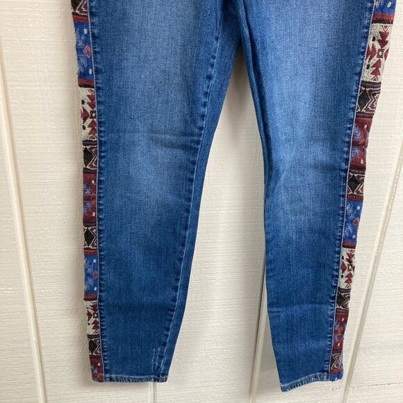 Judy Blue Jeans Relaxed Fit Tapestry Stripe Women's 5/27 - Picture 3 of 8